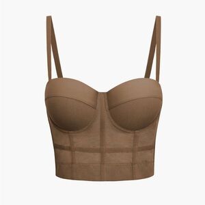 Mesh Underwire Bustier Top